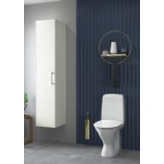 Ifö Spira toilet høj model Rimfree toilet med lukket S-lås