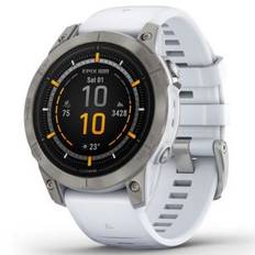 Epix Pro 51mm (Gen 2) Sapphire Edition GPS-Smartwatch steinweiss/titanium