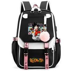 Anime Dragon Ball Backpack for Women Canvas Laptop Bag Back To Schoolbag for Teenager Girl Schoolbag Women Travel Bag Mochila