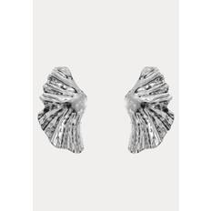 BY JOLIMA Feather Earring Steel silver Onesize