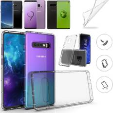Samsung Galaxy S10/S9/S8 skal etui cushion - VÆLG: