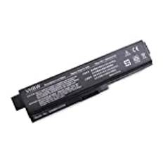 vhbw Li-Ion batteri 6600 mAh (11,1 V) för bärbar dator Toshiba Satellite L775D-S7226, L775D-S7228, L775D-S7305 som PA3817U-1BAS, PA3817U-1BRS.