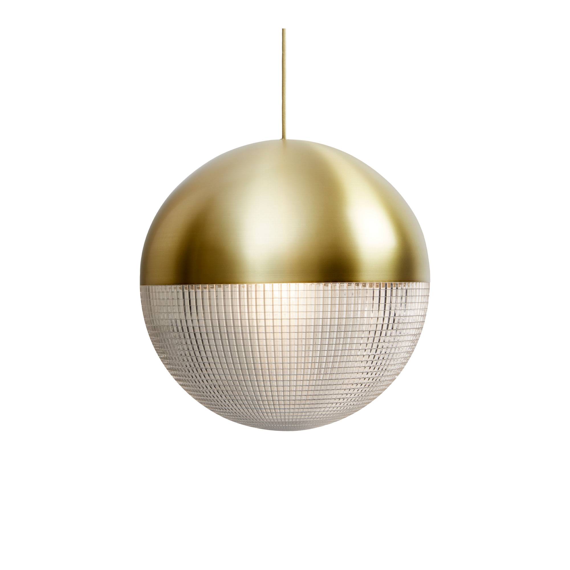 Lee Broom - Lens Flair Pendant - Brushed Brass - Pendellampor - Guld