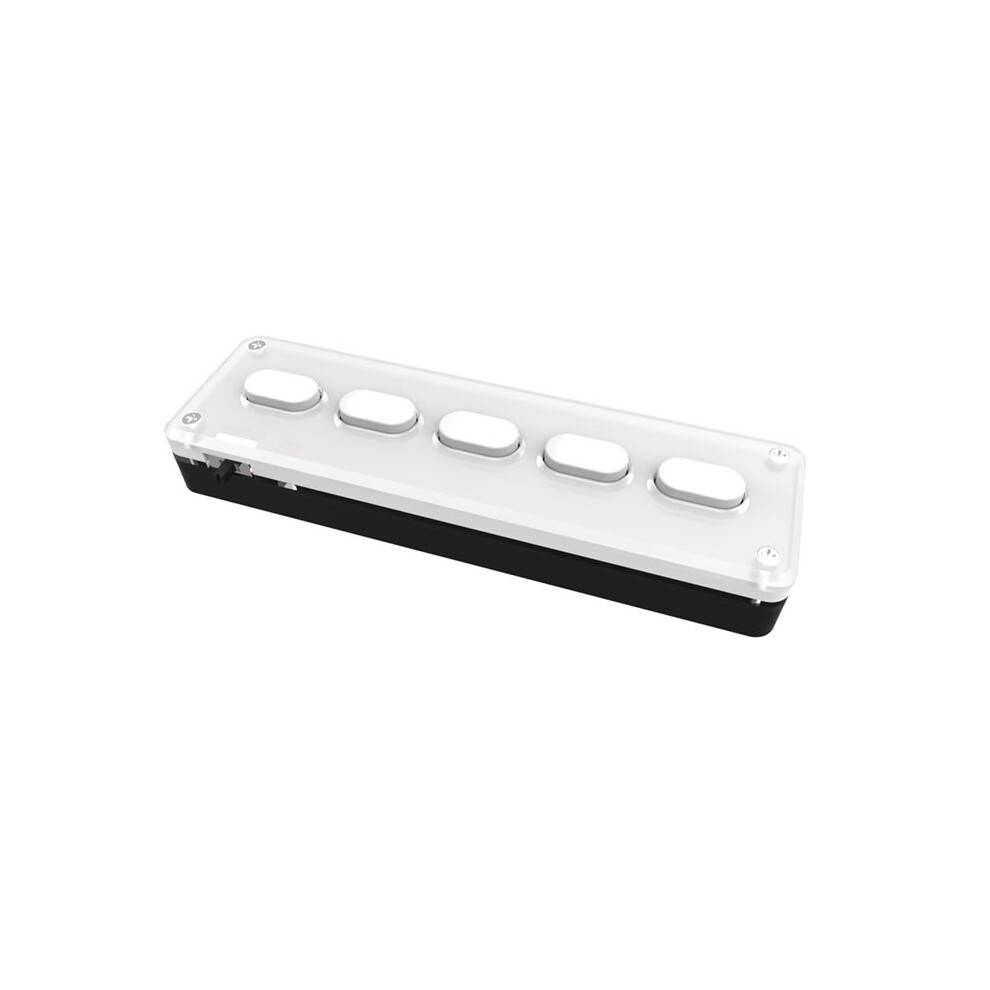 5 Keys Custom Keypad Macro Programmable Keyboard Copy Paste Rgb Button Gaming Mechanical Keyboard White