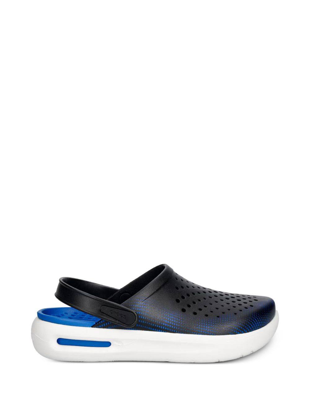 Crocs - InMotion Micro Geo perforated mules - unisex - gummi/gummi/gummi - 10 - Svart
