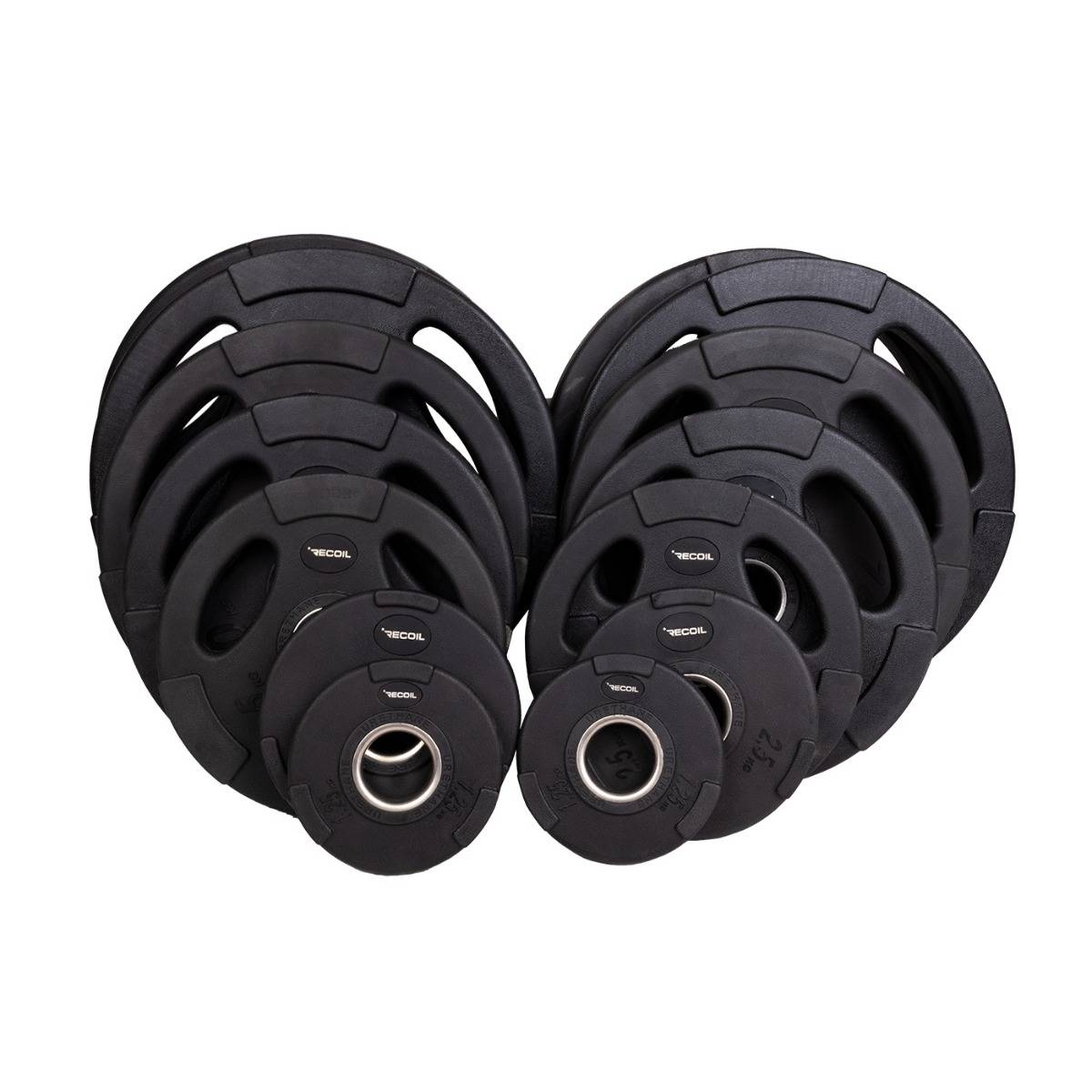 Recoil Viktskivor Viktpaket 157,5kg PVC Svart