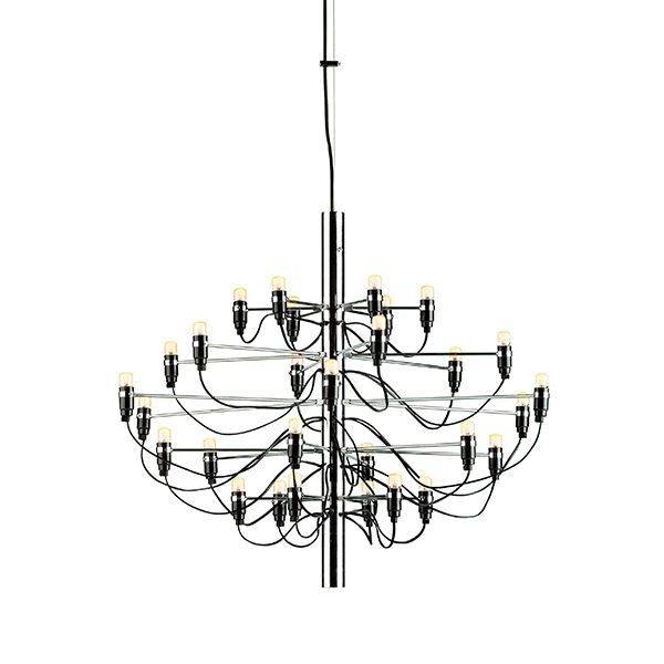 2097/30 Taklampa Mellan Krom med LED - Krom / LED