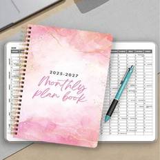 1 av 2 års ADHD-månadsplanerare 2025-2027, A5 akademisk daglig veckovis månadsplanerare kalender årskalender juli. 2025–juni. 2027, 5,6" X 8,0", konto - Multifärgad (A5)