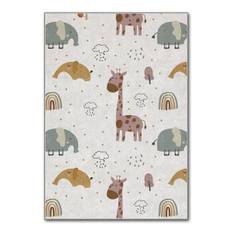 TEPPI HMI barnmatta, rektangul�r - flerf�rgad polyester (160x230)