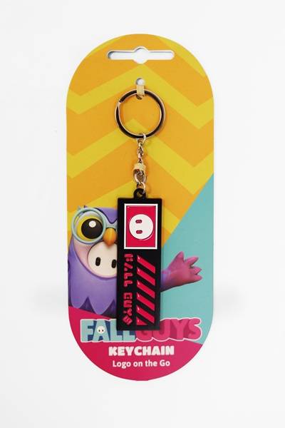 Fall Guys - Logo To Go - Keychain / NÃ¸glering 2.5cm