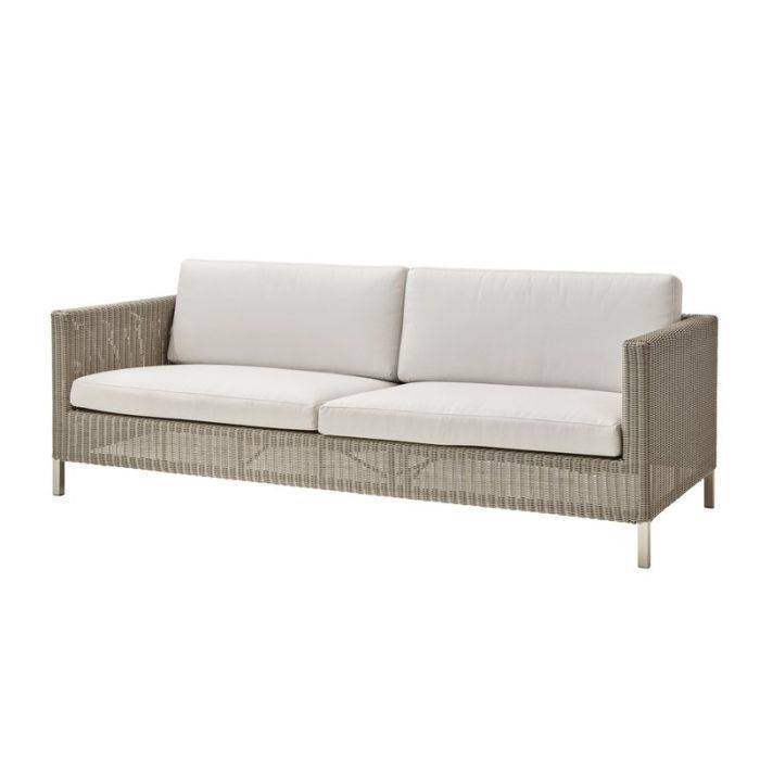 Cane-line - Connect 3 pers. sofa-Hvid