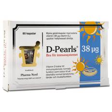 Pharma Nord D-Pearls Vitamin D3 38 mcg, 80 kapsler