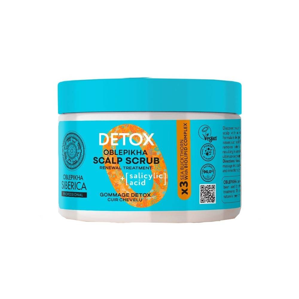 Natura Siberica Oblepikha Detox esfoliante Acido Salicilico 300ml — Esfoliante