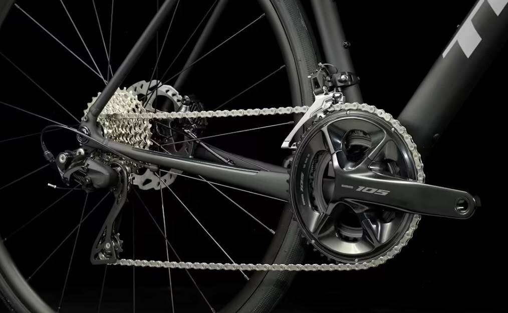 Trek Domane AL 5 Matt Svart