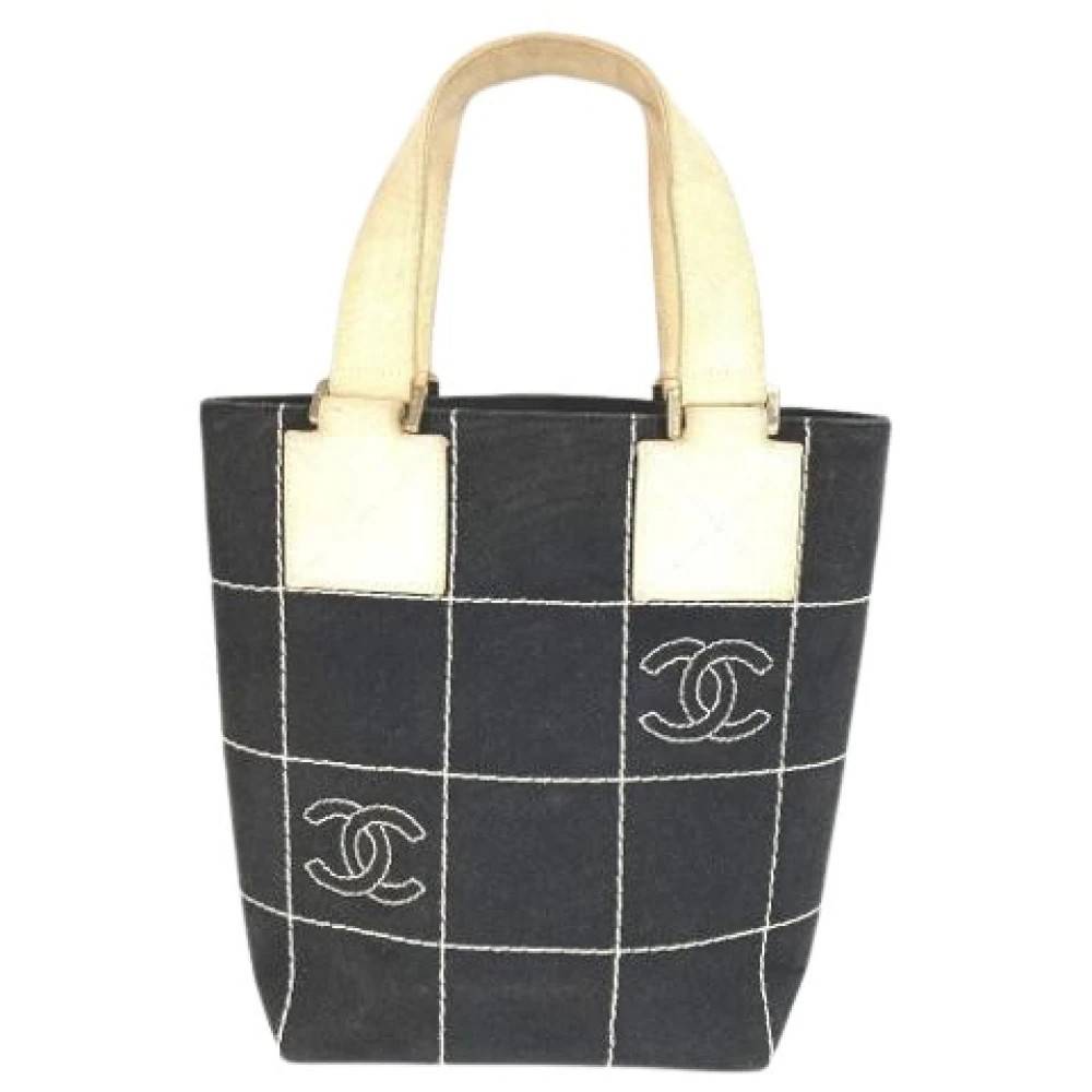 Chanel Vintage - Pre-owned Vintage Tote Bag Vintage - Dam - ONE Size - Bomull