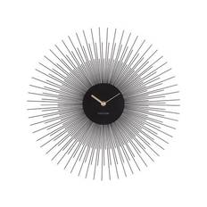 Karlsson Peony Vægur - Ø 45 cm - Metal - Sort