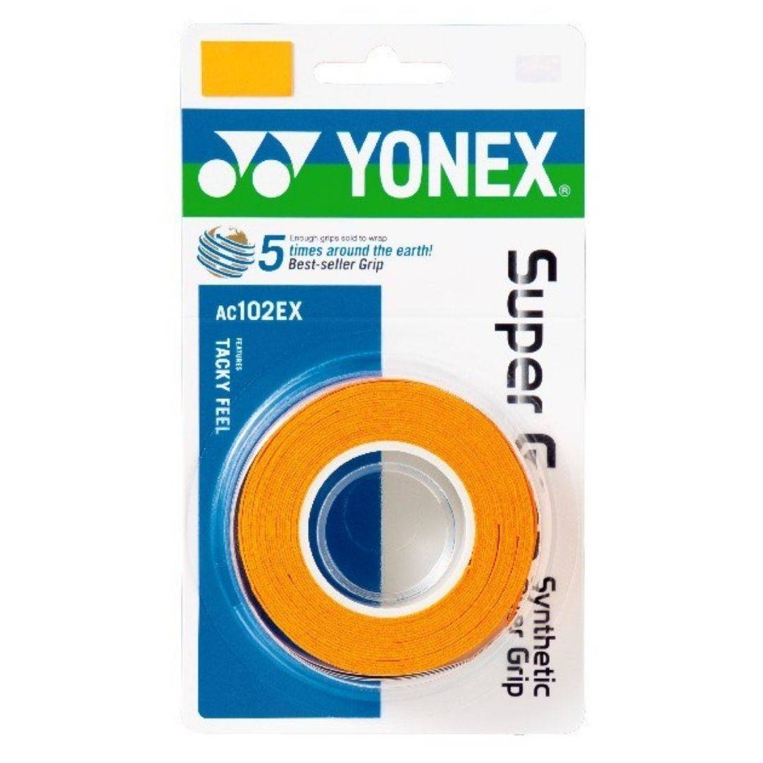 Yonex Wet Super Grap (3-pak, Orange)