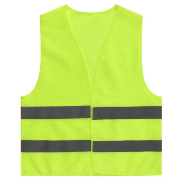 5-pak høj synlighed reflekterende sikkerhedsvest - fluorescerende gul, universal størrelse, øget sikkerhed