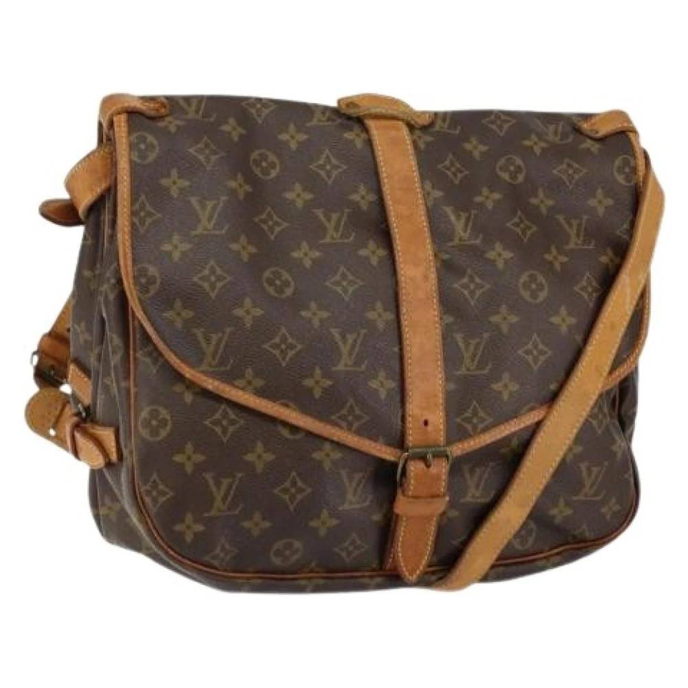 Louis Vuitton Vintage Pre-owned Vintage Canvas Cross Body Taske - Vintage - Dame - Brun - ONE SIZE - Tyl