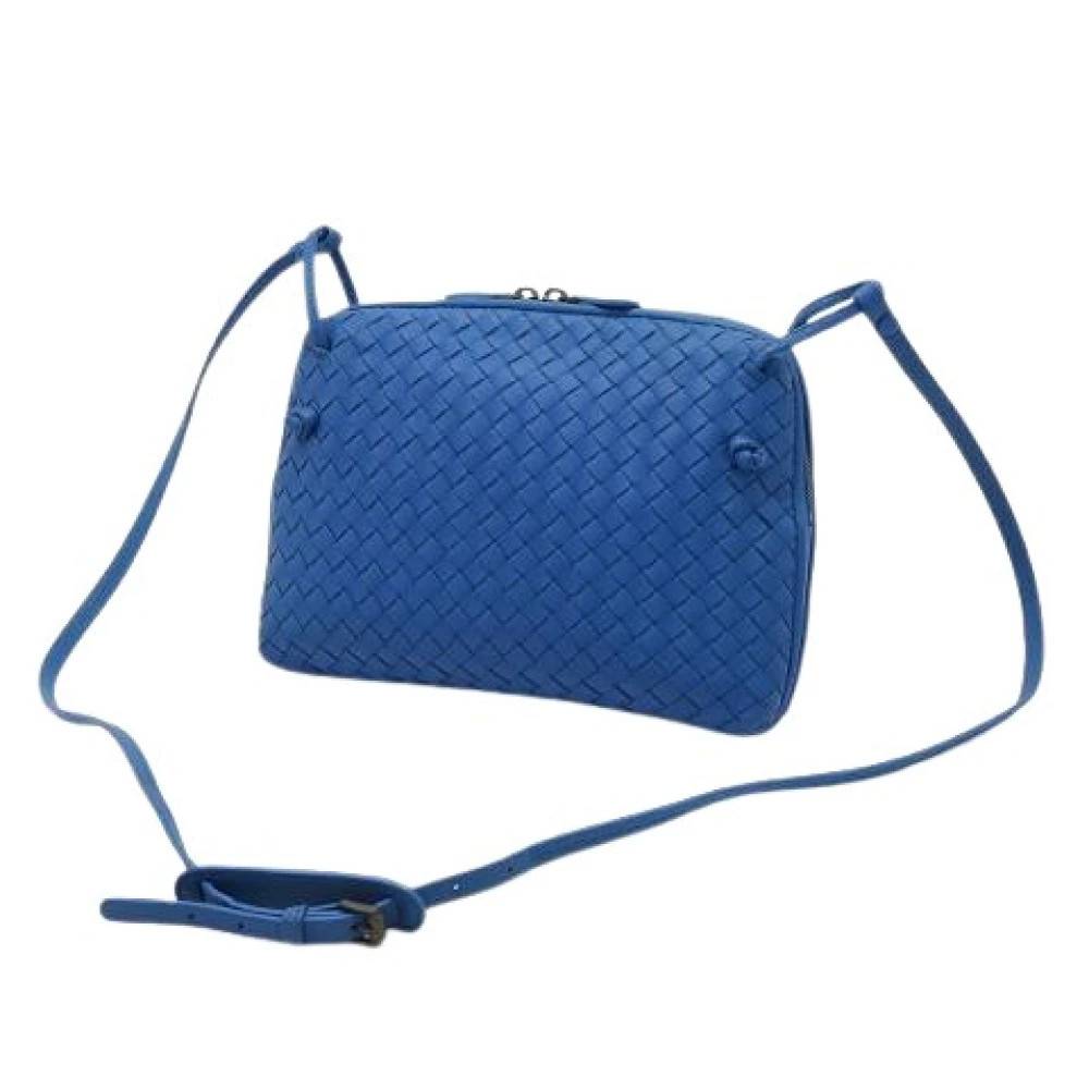 Bottega Veneta Vintage Pre-owned Læder Cross Body Taske - Vintage - Dame - Blå - ONE SIZE - Læder