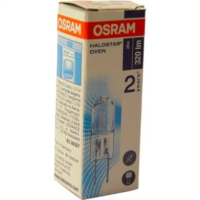 Bosch, Siemens original G4 halogen pære til pyrolyse ovn.