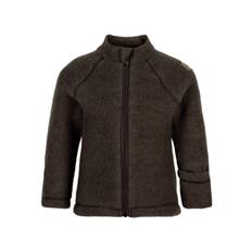 Mikk-Line - merino-uld cardigan, dark brown - 68