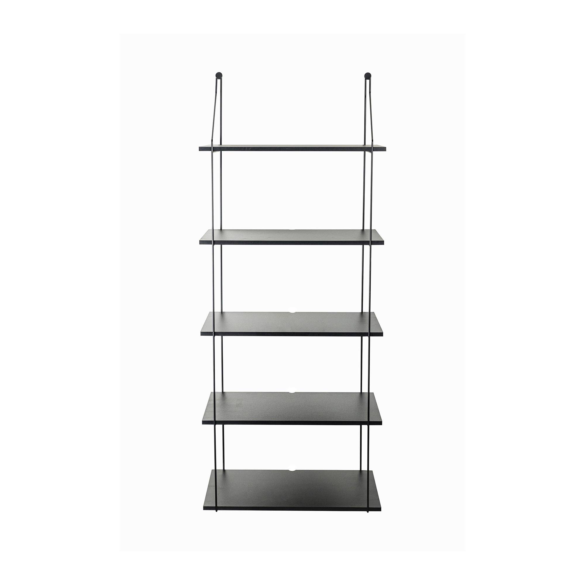 Nordic Home - Hudson Vägghylla Svart 98cm från Sleepo ((BxDxH): 40 x 26 x 98 cm)