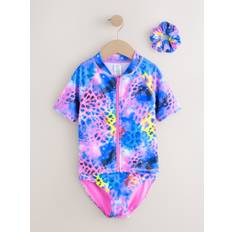 Next Bikini, rash-vest og scrunchie badesæt (3-16år)