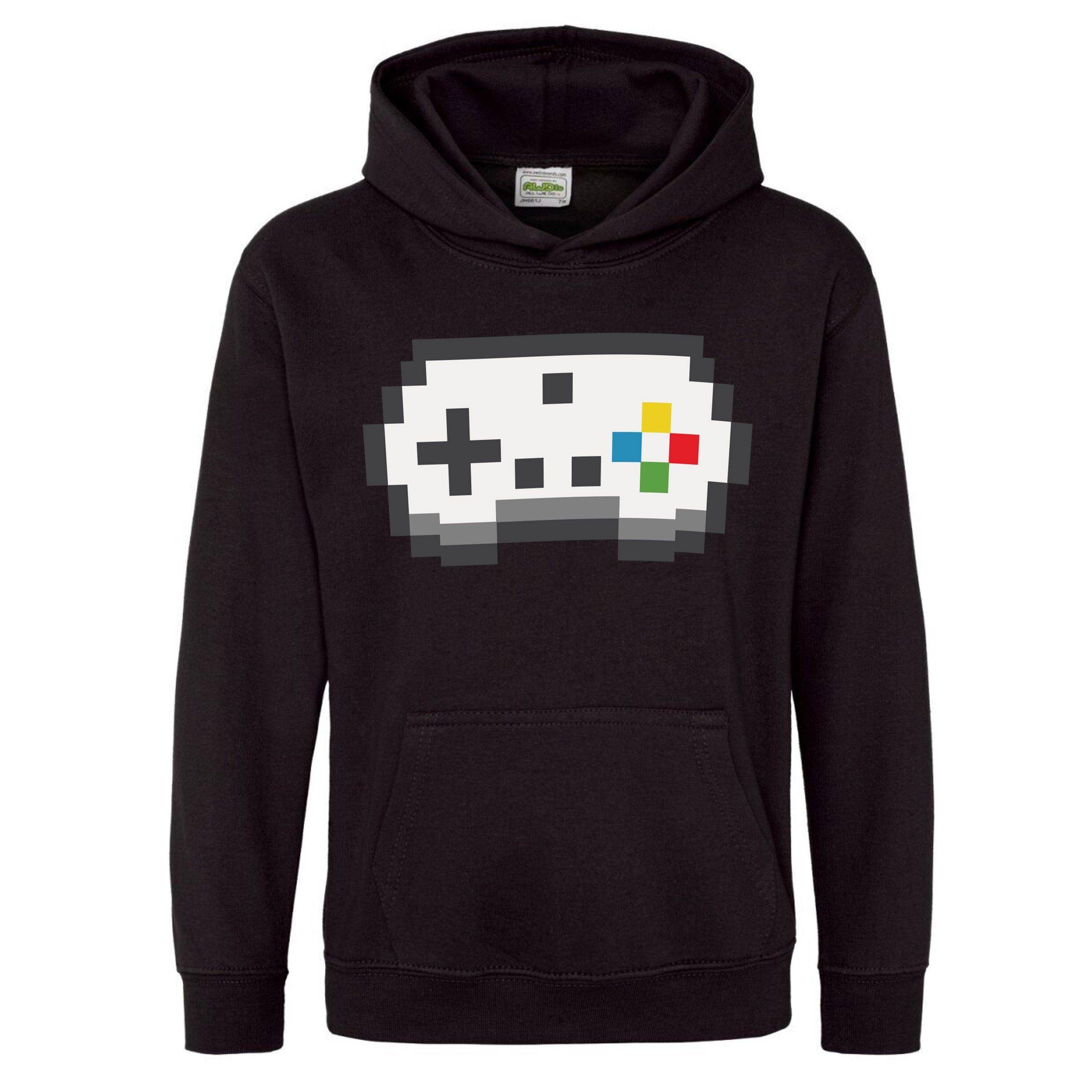 Awd Juniors Retro Gaming Printed Hoodie