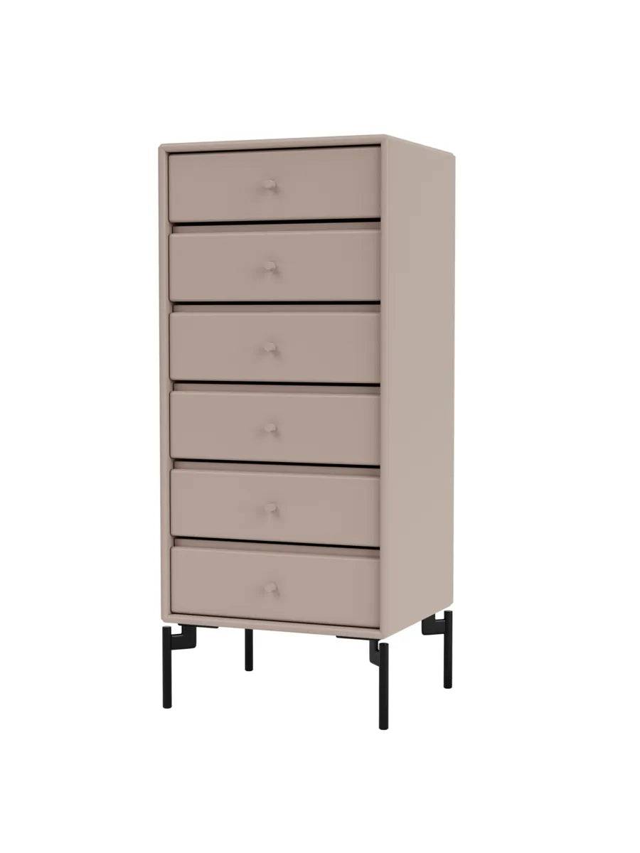 1362 Skuffemodul inkl. ben fra Montana Mushroom / Black - Jacobsen Plus