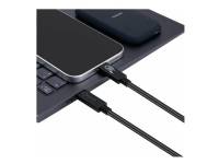 (ComputerSalg) MicroConnect ReConnect - USB-kabel - 24 pin USB-C (hane) till 24 pin USB-C (hane) - USB 3.2 Gen 2x2 - 20 V - 5 A - 25 cm - USB-strömförsörjning (100W), stöd för 4K60 Hz (3840 x 2160) (DP), upp till 20 Gbps dataöverföringshastighet - svart