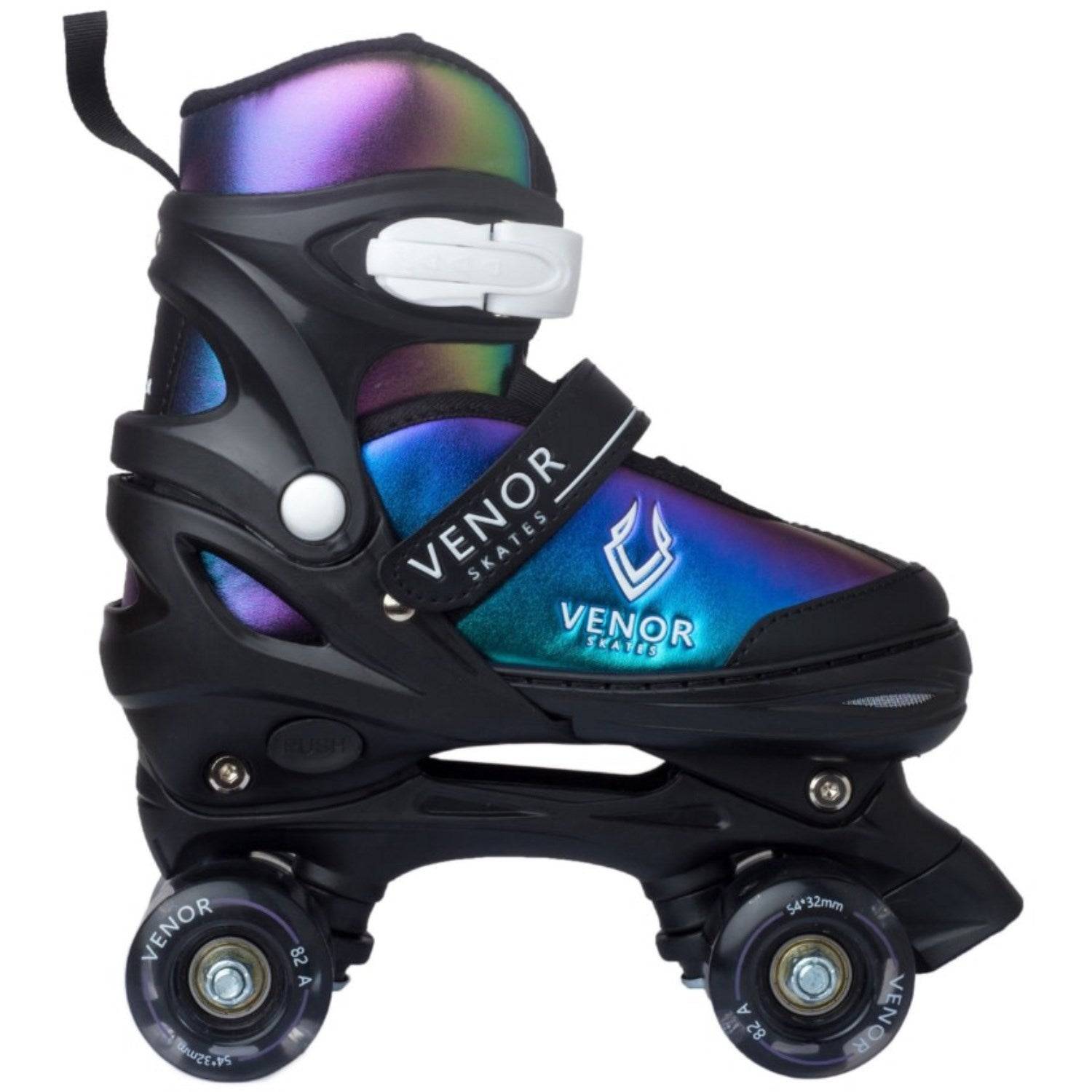 VENOR Chameleon Rainbow Ignite LED Side-By-Side Rulleskøjter Str. 38-41