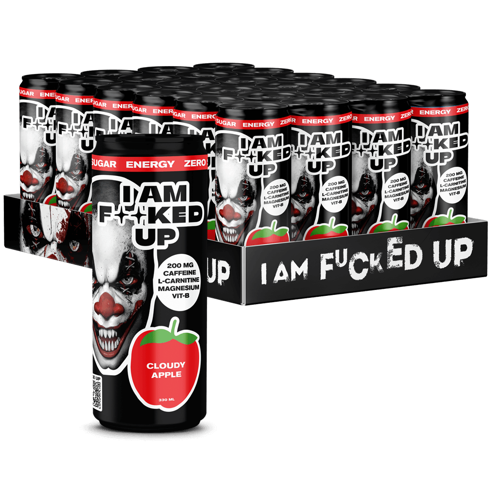 Swedish Supplements I Am Fucked Up Cloudy Apple - 24x330ml. - Energidryck