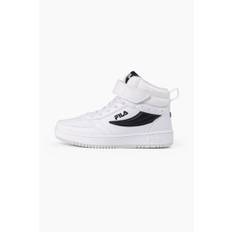 Pojke - Vit-Svart Fila Rega Nf Mid Velcro Kids Basketball Low - Size: 28 - H&M - White-black (28)