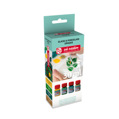 Glas og porcelæns maling 4x30ml