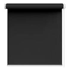 Blackout Waterproof Fabric Window 110 x 120 cm Without Drilling, Easy Fit Home Office, Blackout Blind No Drill Blackout, Premium Roller Blind Skylight Blind, for any Room, Svart