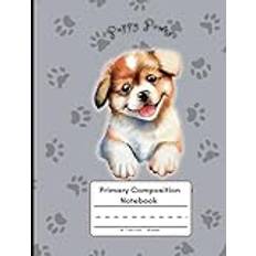 k-2 Primary Composition Notebook With Picture Box Puppy Power Vol. #1: Matte B5 7.48 X 9.84 101 pages