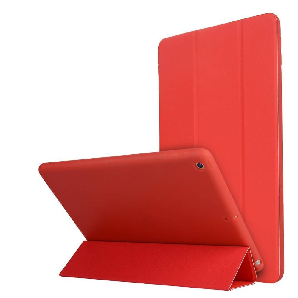 iPad 10.2 (2019/2020/2021) - Tri-Fold läderfodral - Röd