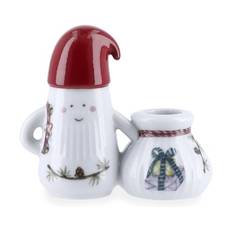 Kähler Hammershøi Jul Kronelysestage - H 8 cm - Porcelæn - Hvid