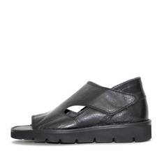 Bubetti 9968 Letvægtssål Sort rem sandal - 36.5 / Sort