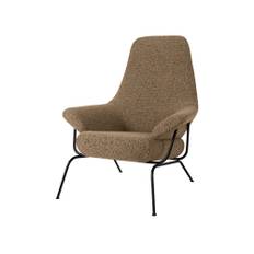 HEM - Hai Lounge Chair - Sawdust - Fåtöljer - Luca Nichetto - Brun - Metall/Syntetiskt/Skum/Plast/Ull