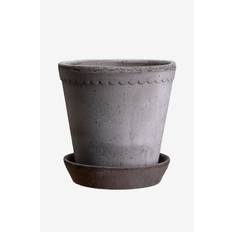 Bergs Potter - Krukke med underskål Helena RAW, diameter 25 cm - Grå