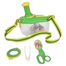 Eventerde Kids Explorer Kit - Transparent multifunktionell äventyrsleksak med förstoringsglas observationslåda | Science Kit Bärbara barntillbehör för Forests Lakes Gardens