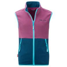 Trollkids Kid's Kjerag Vest Fleecevest Børn størrelse 176 farve blå/lilla