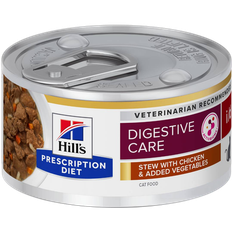 Hill's Prescription Diet Feline i/d Digestive Care Chicken & Vegetables Stew Canned - Wet Cat Food 82 g x 24