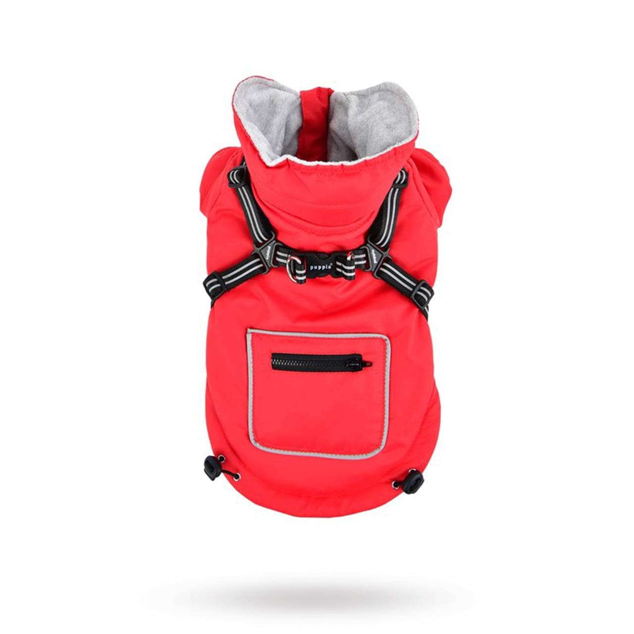 Mallory Red - Hundtäcke med Integrerad Sele - red (xl)