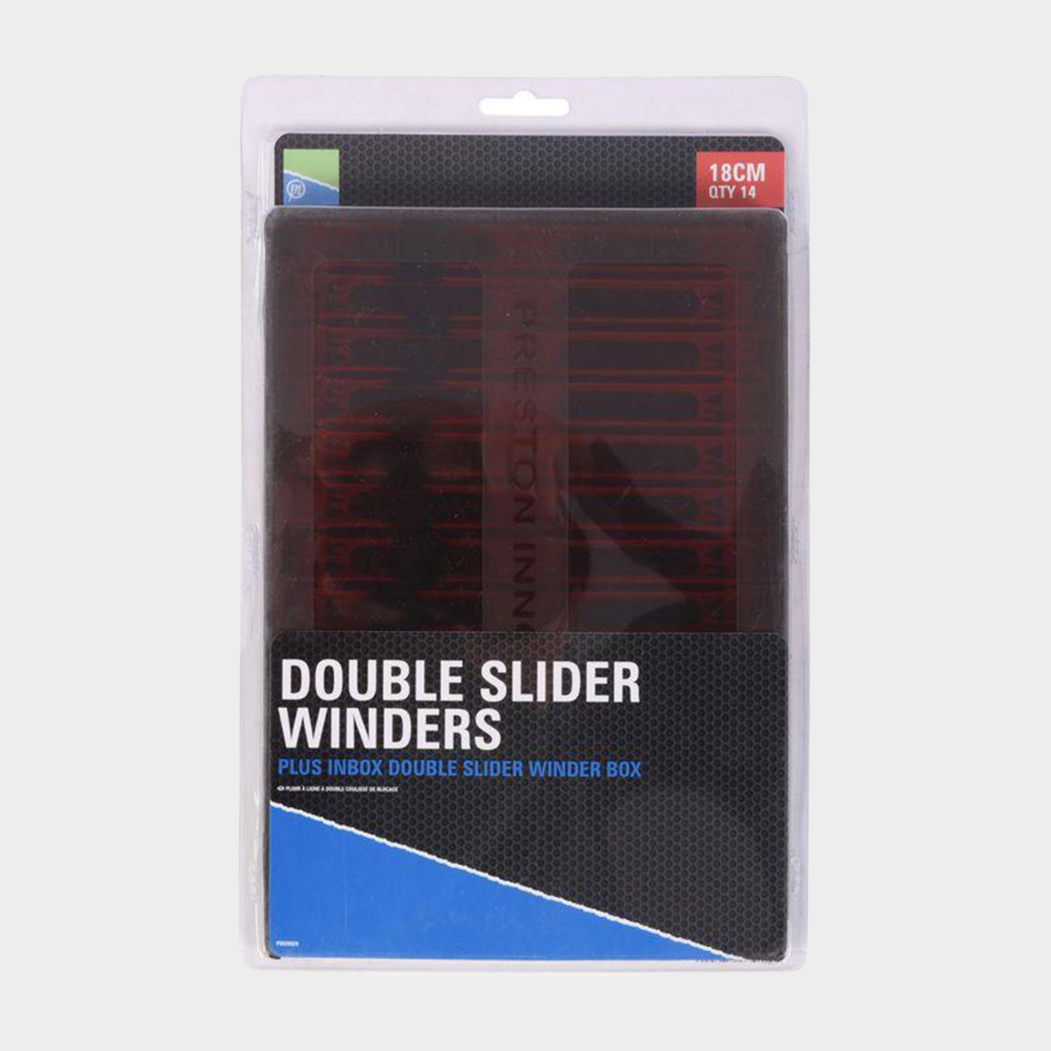 Preston Innovation Double Slider Winders 18cm, Black