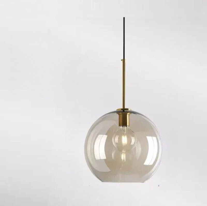 NordicGlow – Elegant Skandinavisk Glas Taklampa - 7 - 40CM / Inget ljus