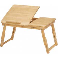 Fällbar Laptopställ i Premium Bambu 54,5 x 34,5 x 29 cm