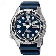 Citizen Promaster Diver 200 m automatisk NY0040-17L armbandsur för män, Blå/Blå, rem